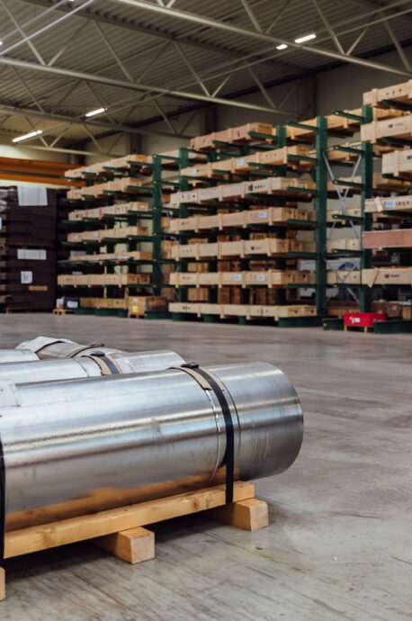 View of our titanium warehouse.